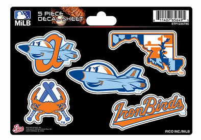 Aberdeen IronBirds - Small Style 5PC Sticker Set